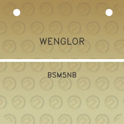 wenglor-bsm5nb