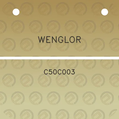 wenglor-c50c003