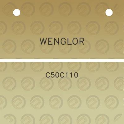 wenglor-c50c110