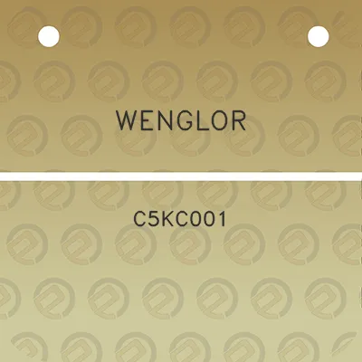 wenglor-c5kc001