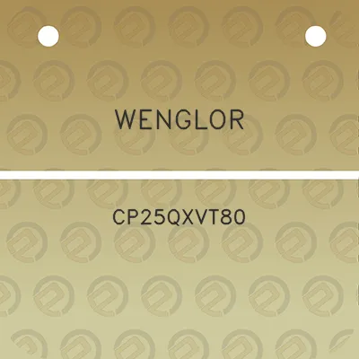 wenglor-cp25qxvt80