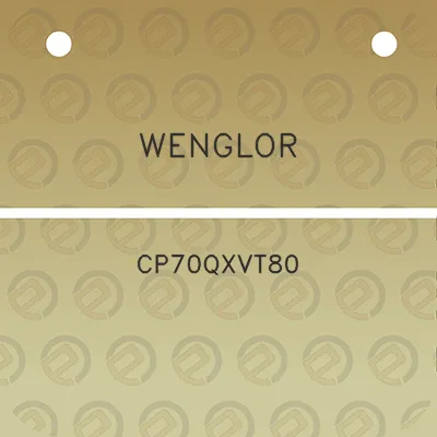 wenglor-cp70qxvt80