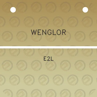 wenglor-e2l