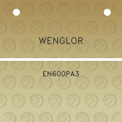 wenglor-en600pa3