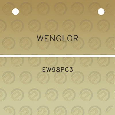 wenglor-ew98pc3