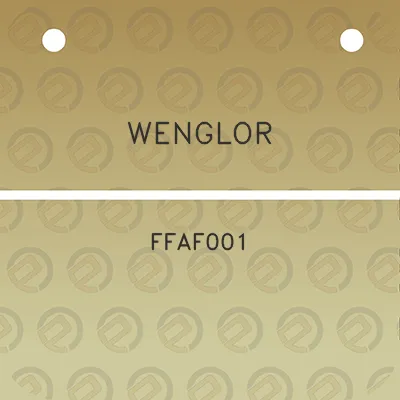 wenglor-ffaf001