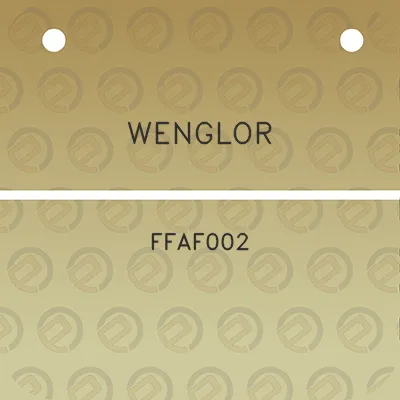 wenglor-ffaf002