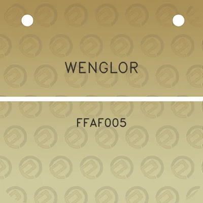 wenglor-ffaf005