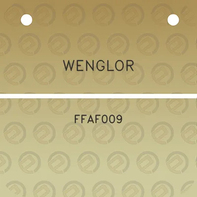 wenglor-ffaf009