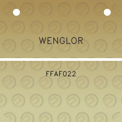 wenglor-ffaf022