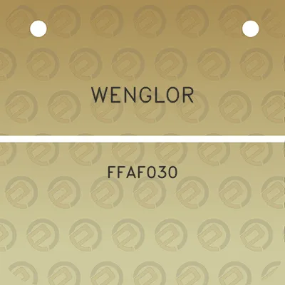 wenglor-ffaf030