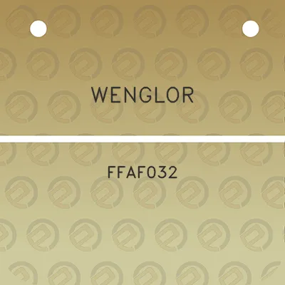 wenglor-ffaf032