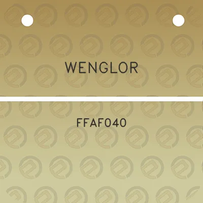 wenglor-ffaf040