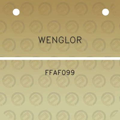 wenglor-ffaf099