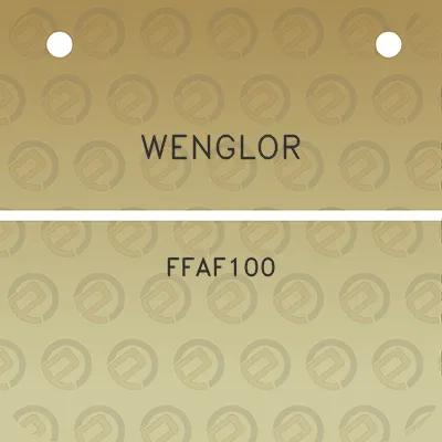 wenglor-ffaf100