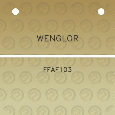 wenglor-ffaf103