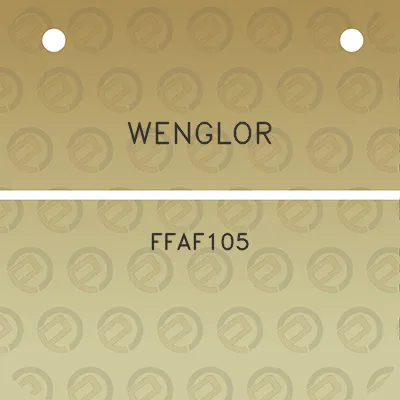 wenglor-ffaf105