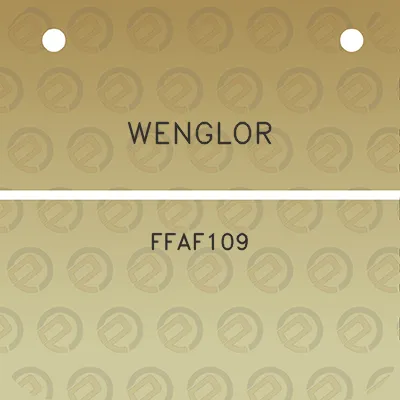 wenglor-ffaf109