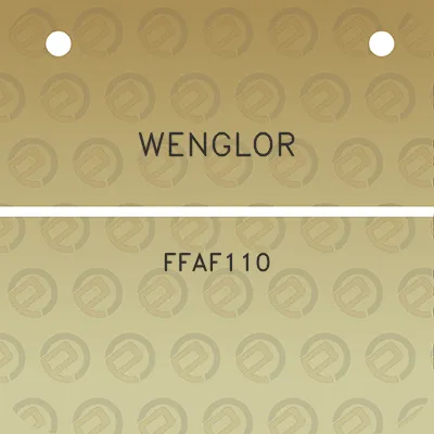 wenglor-ffaf110