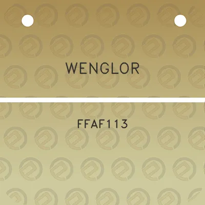 wenglor-ffaf113