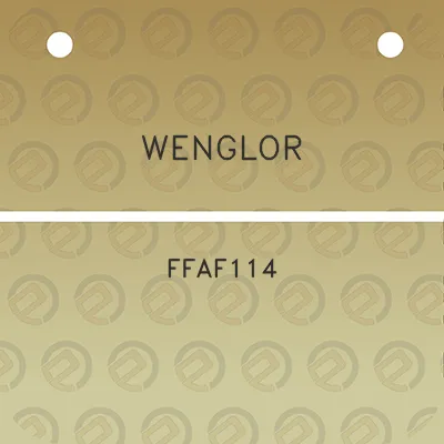 wenglor-ffaf114