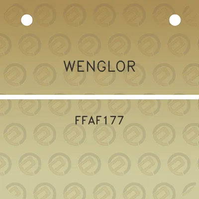 wenglor-ffaf177