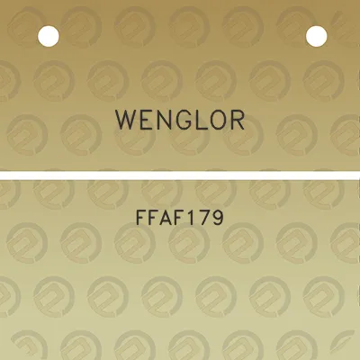 wenglor-ffaf179