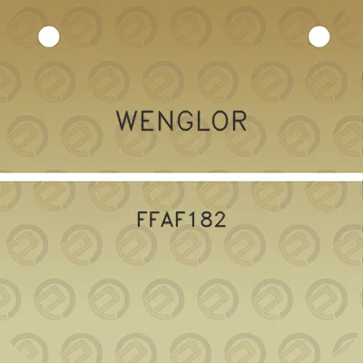 wenglor-ffaf182