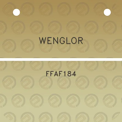 wenglor-ffaf184