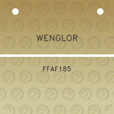 wenglor-ffaf185