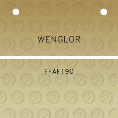 wenglor-ffaf190