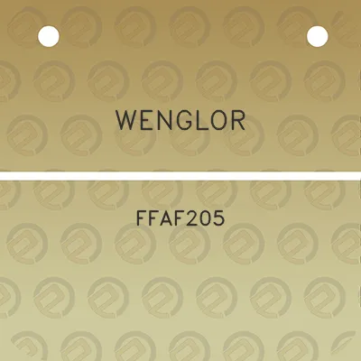 wenglor-ffaf205