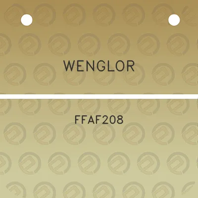 wenglor-ffaf208