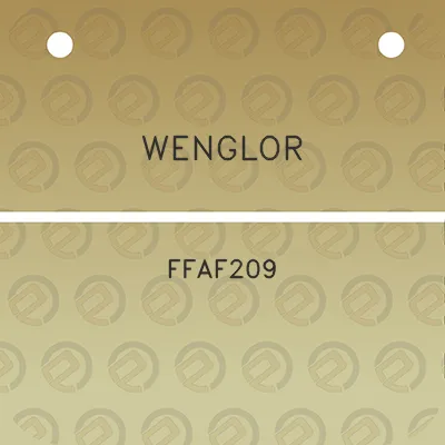 wenglor-ffaf209