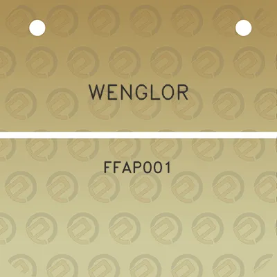 wenglor-ffap001