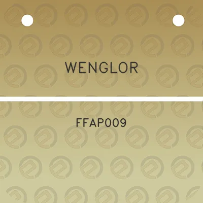 wenglor-ffap009