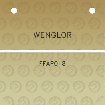 wenglor-ffap018