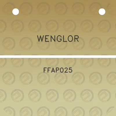 wenglor-ffap025