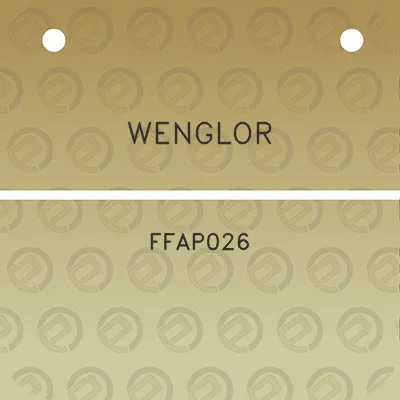 wenglor-ffap026