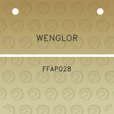 wenglor-ffap028