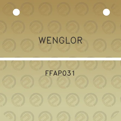 wenglor-ffap031