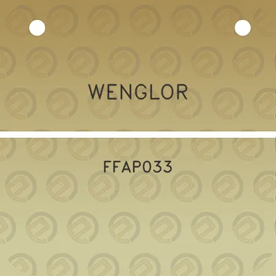 wenglor-ffap033