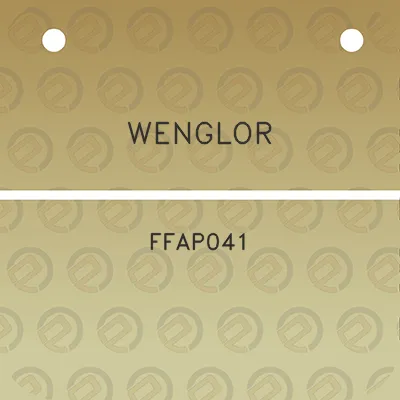 wenglor-ffap041