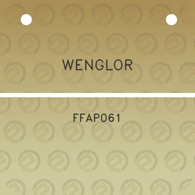 wenglor-ffap061