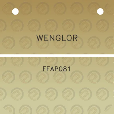 wenglor-ffap081