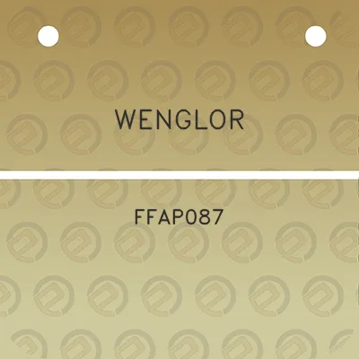 wenglor-ffap087