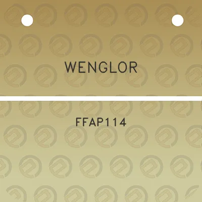 wenglor-ffap114