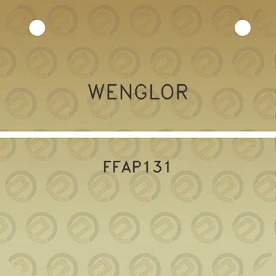 wenglor-ffap131