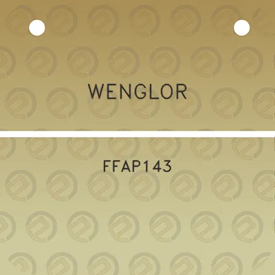 wenglor-ffap143