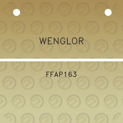 wenglor-ffap163